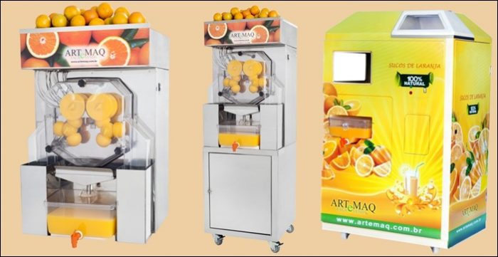 Preço da máquina de suco de laranja