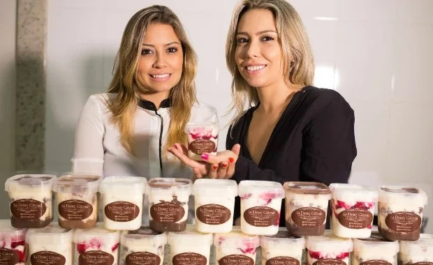 Mariana e Adriana - Exemplos de sucesso com bolo no pote