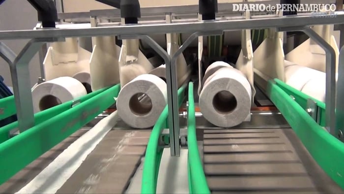 maquina de fazer papel higiênico