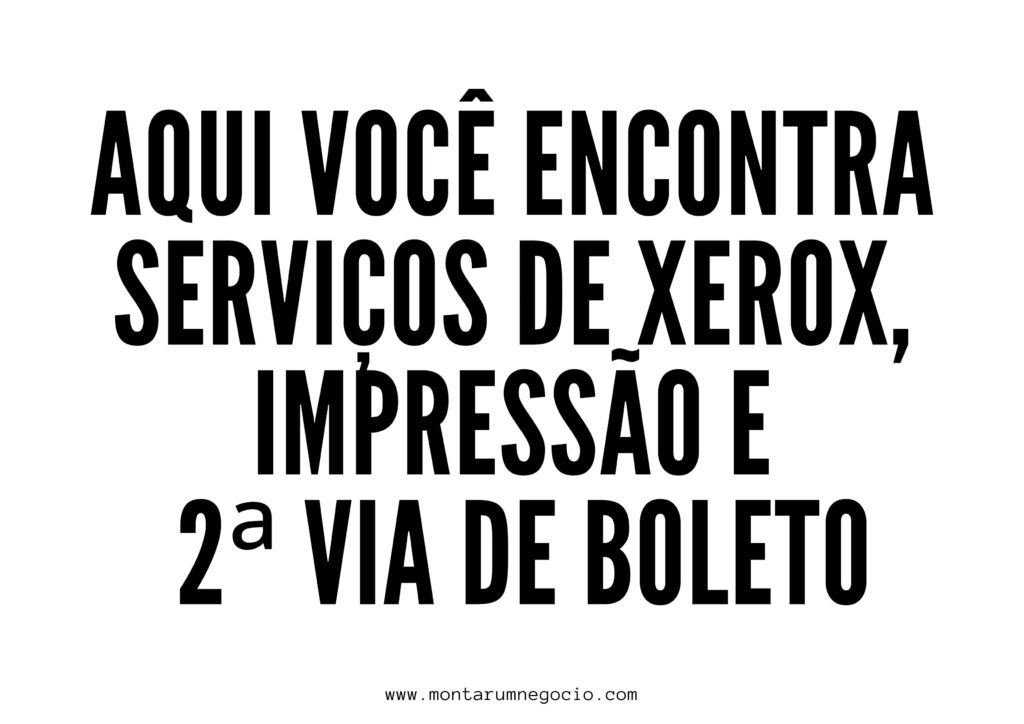 Propaganda de xerox e impressão: Ideias para divulgar