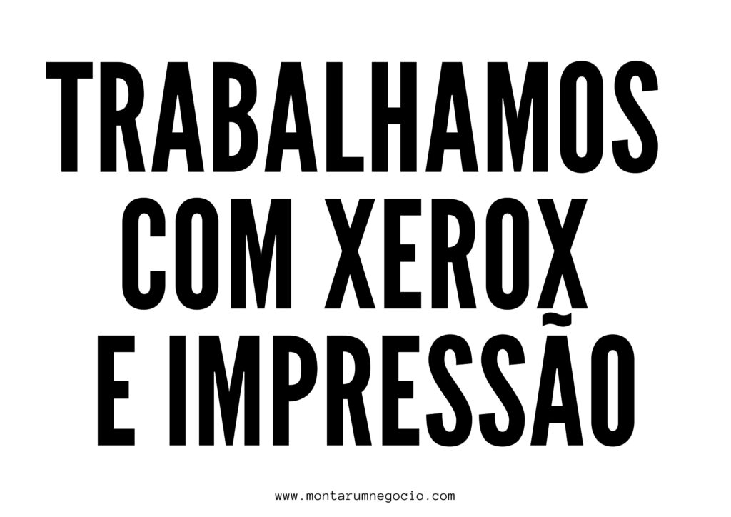 Propaganda de xerox e impressão: Ideias para divulgar