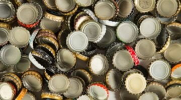 tampa de garrafa de cerveja é reciclável