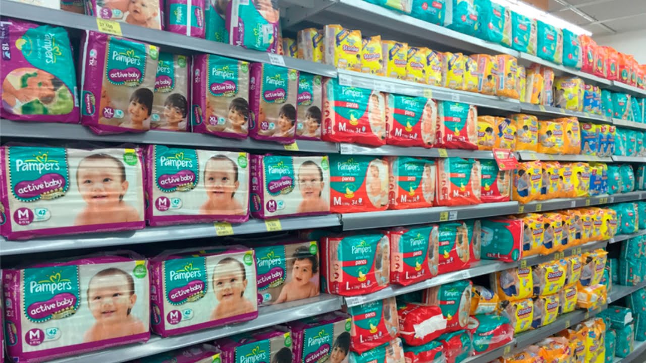 As 7 marcas de fraldas mais vendidas no Brasil